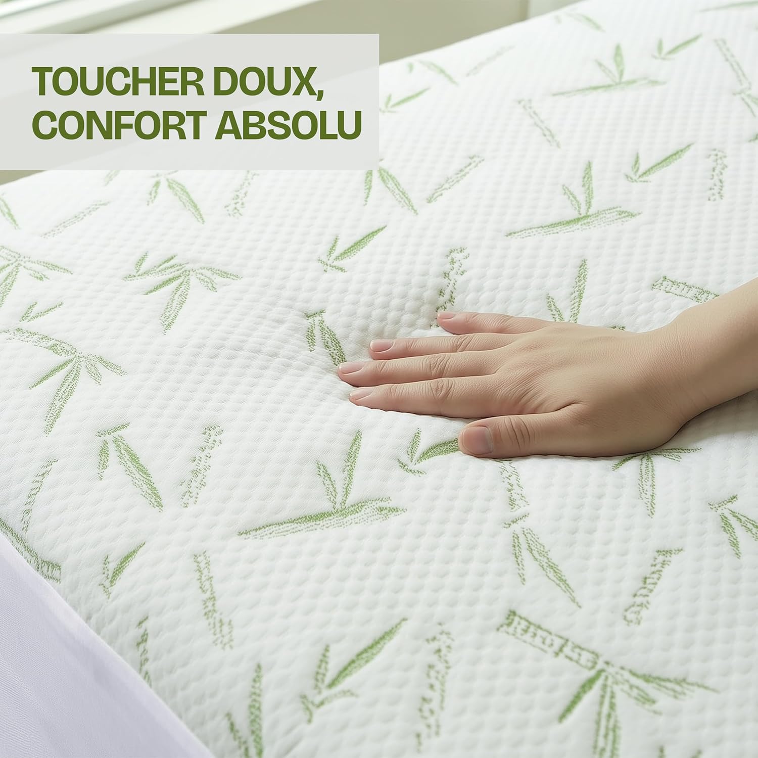 Utopia Bedding - Protège-matelas Premium - 60x120x15cm - Imperméable, respirant, Oeko-Tex