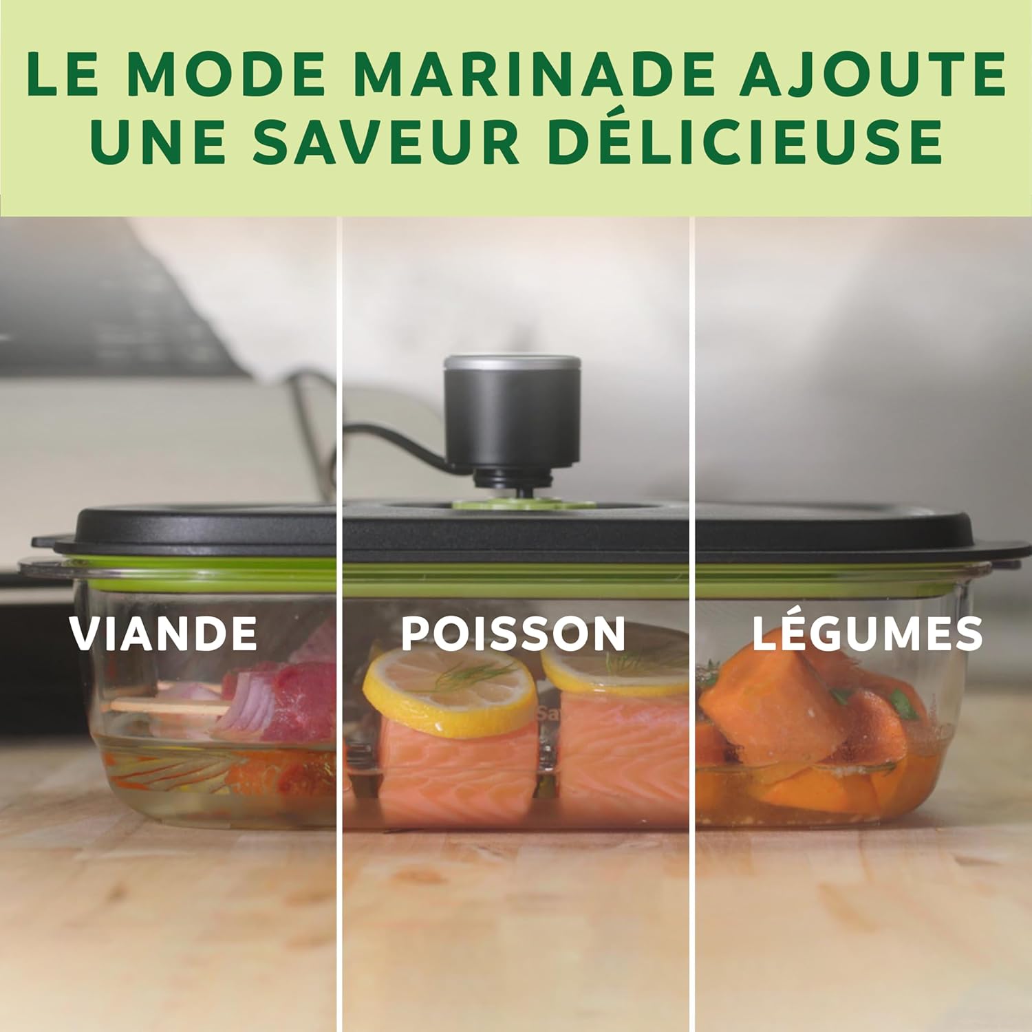 FoodSaver - machine sous vide V2860-I, argent, 3 vitesses, rangement rouleau