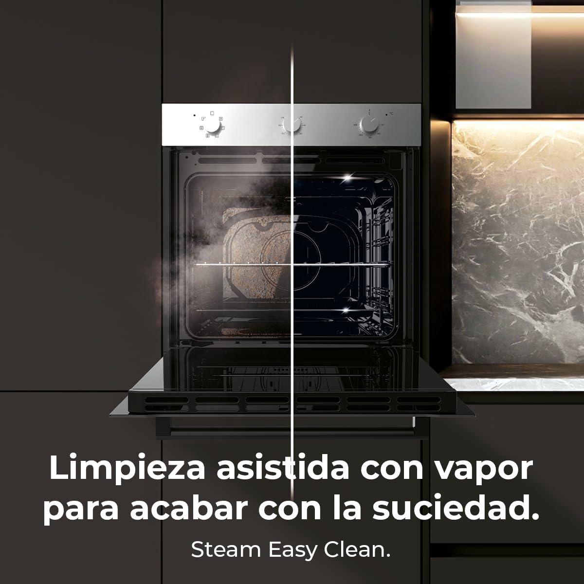 Cecotec - Four encastrable multifonctions, 70L, 6 modes, 2800W, classe A, M236000