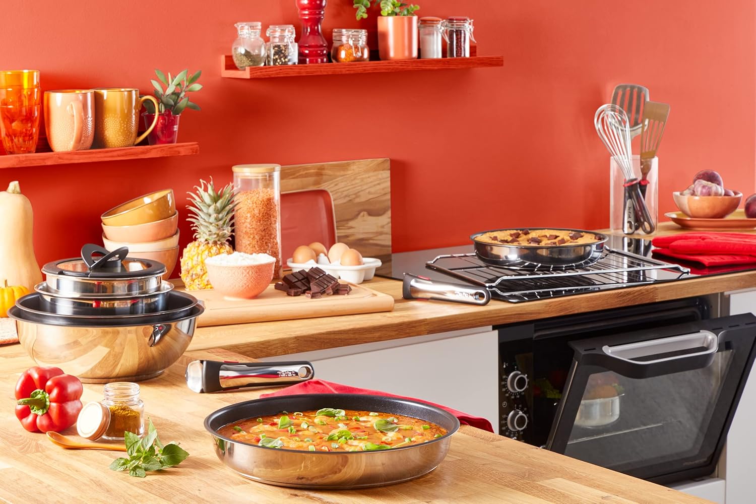 Tefal - Ingenio Preference - poêle 22 cm - inox, antiadhésive, induction, empilable, L9730302