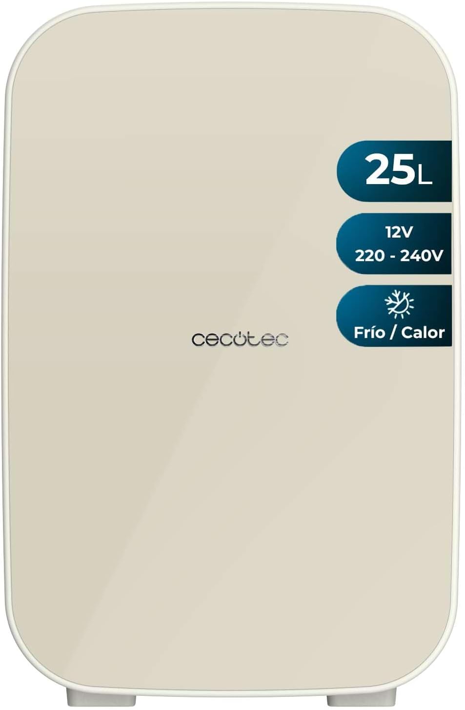 Cecotec - Bolero MiniColing 25L - mini frigo 20L, 12-220V, chaud/froid, 7-65°C