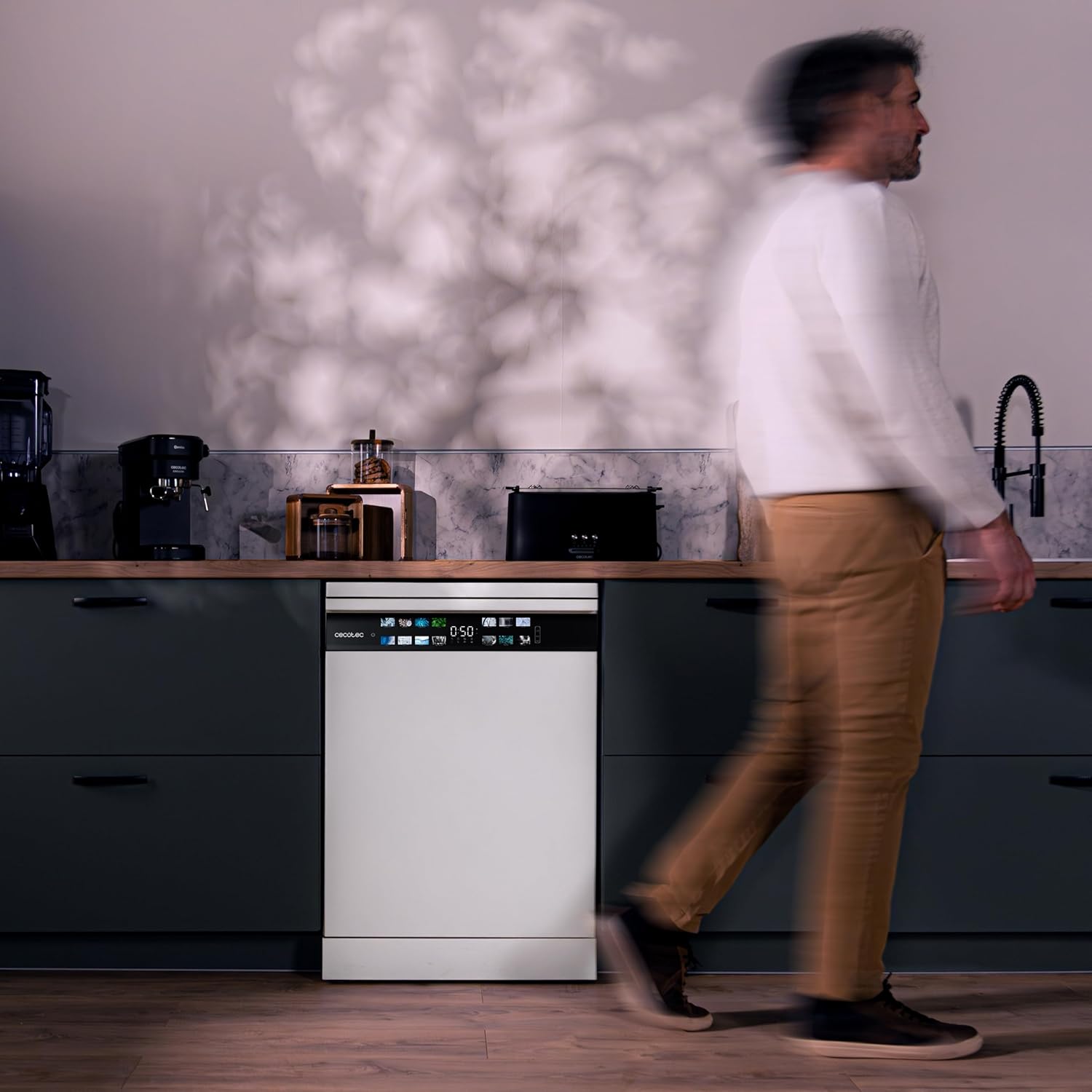 Cecotec - Bolero Aguazero 6700 B - 60cm - 15 couverts, Inverter, classe B