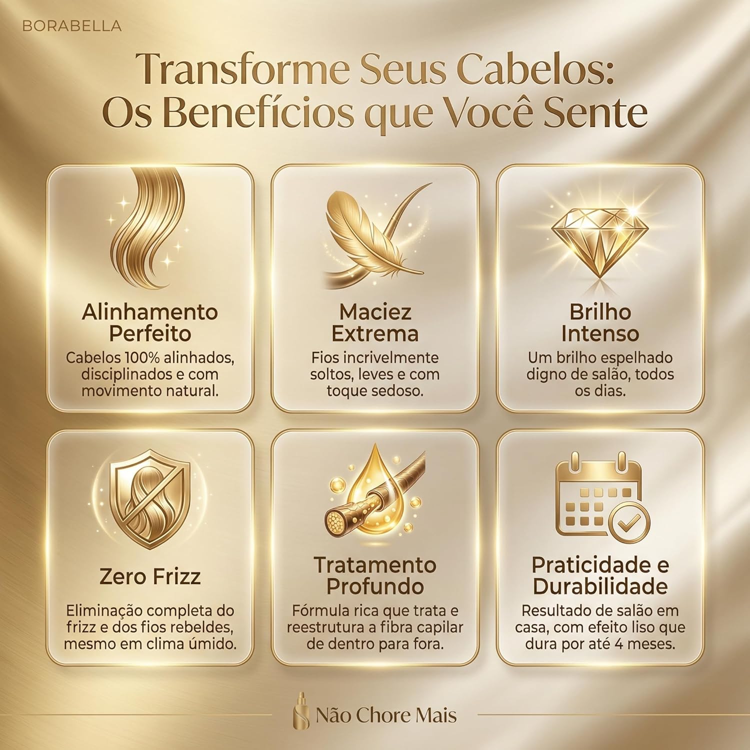 Borabella - Não Chore Mais - coffret 2x1000ml - lissage pro sans formaldéhyde