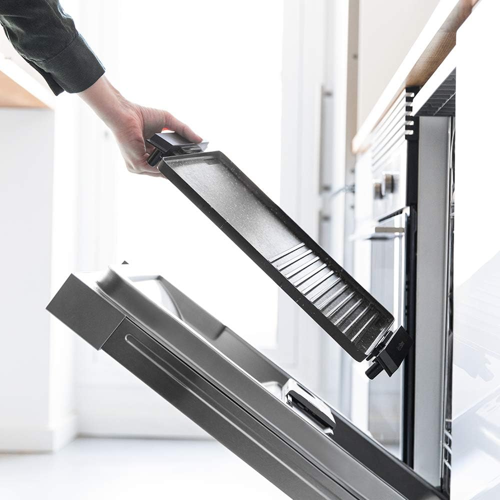 Cecotec - Tasty&Grill 2000 Inox - surface mixte - 2000W, thermostat réglable, revêtement RockStone