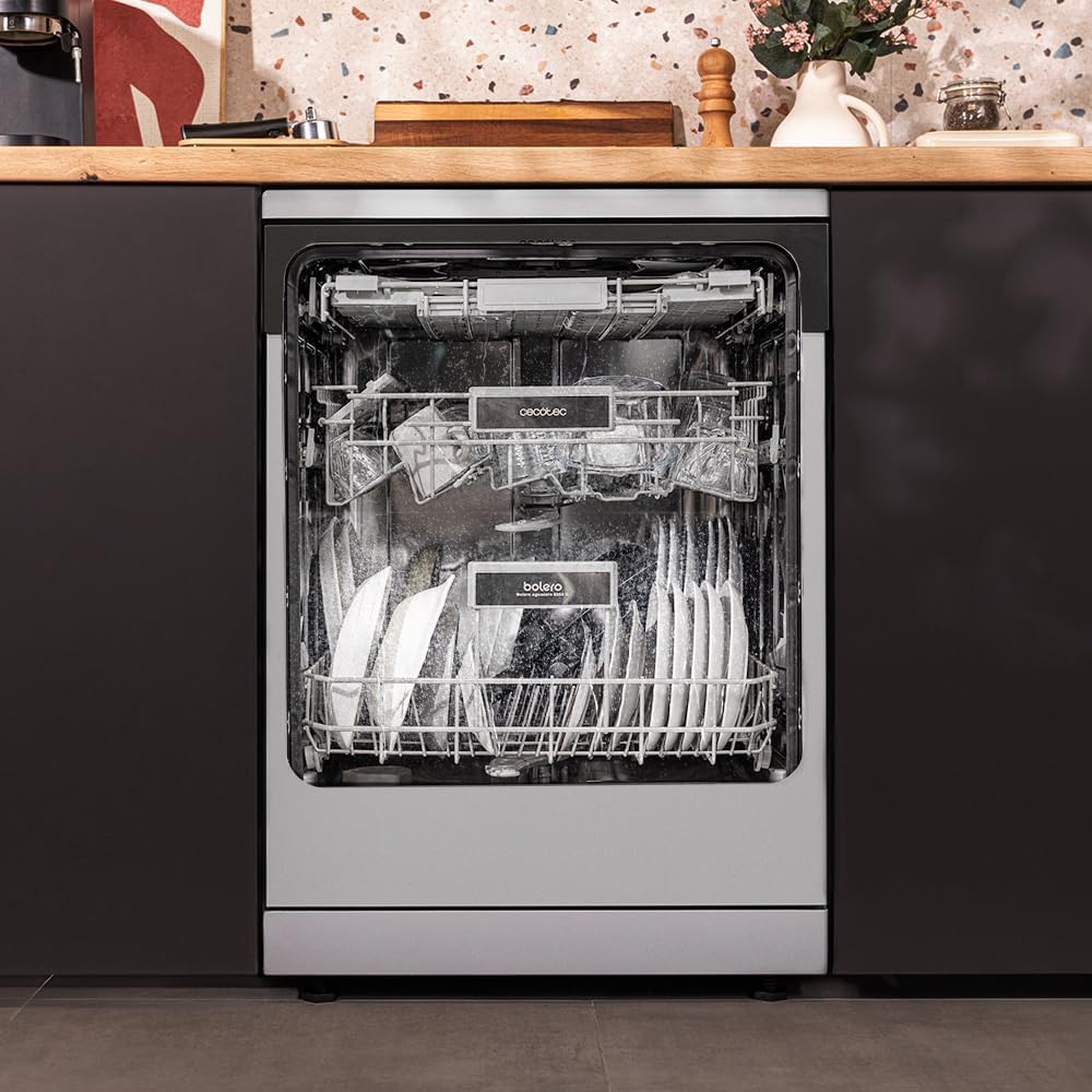 Cecotec - Bolero Aguazero 6200 D - 14 couverts - 6 programmes, classe D, 1850W