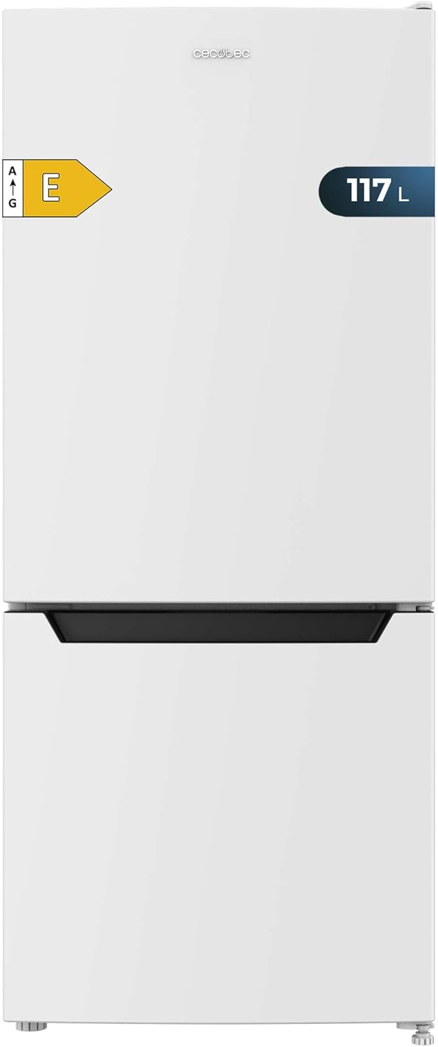 Cecotec - Bolero CoolMarket Combi - 117L, congélateur, Fast Freezing, blanc, E, 117 DF