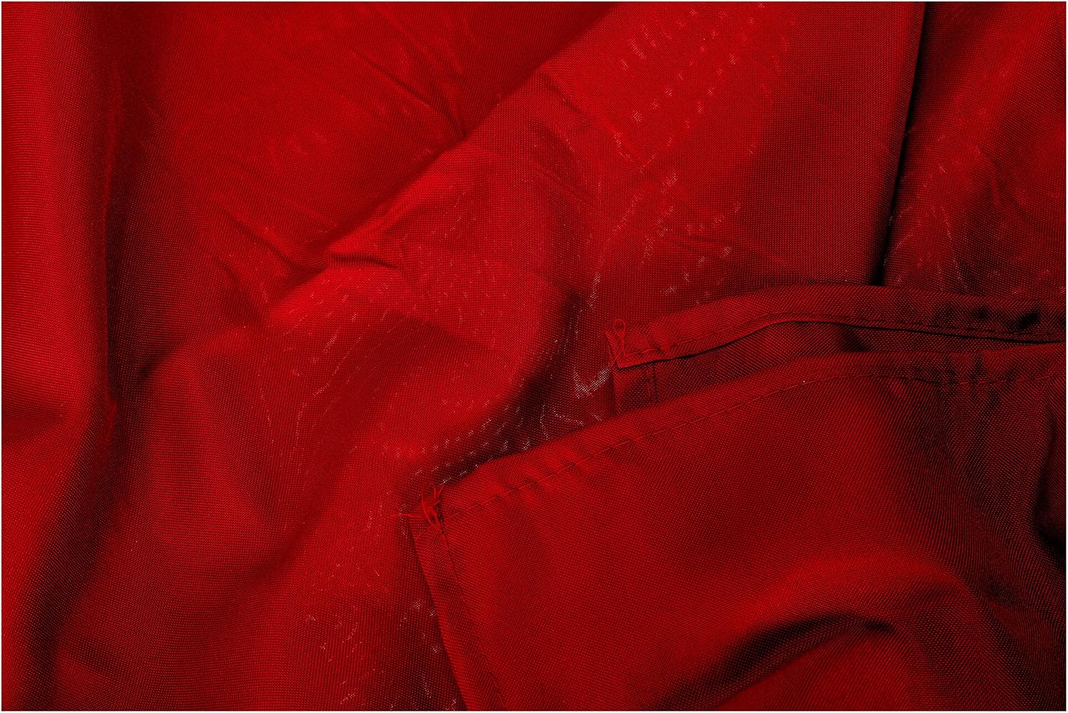 Soleil d'ocre - Alix nappe rectangle polyester rouge 160x270cm anti-tâches