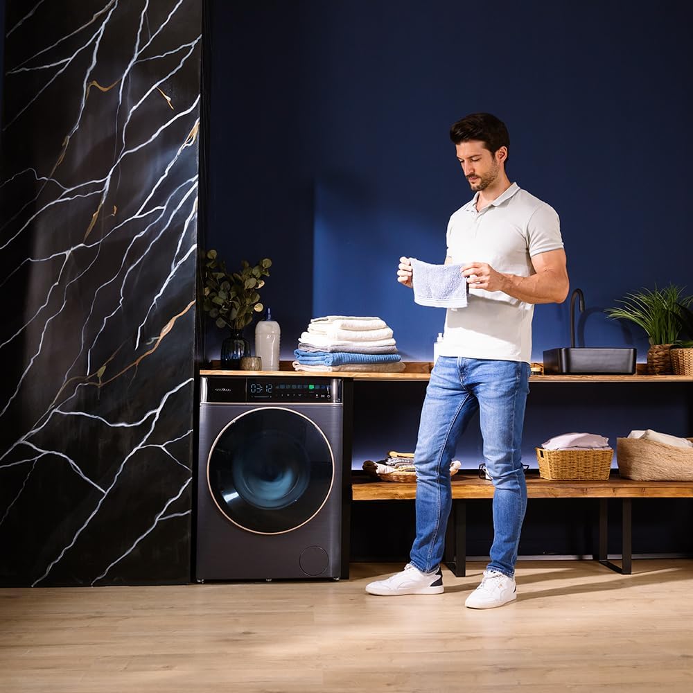 Cecotec - Bolero DressCode 8900 - lave-linge 8kg, 1400 tr/min, inverter, écran 10,3