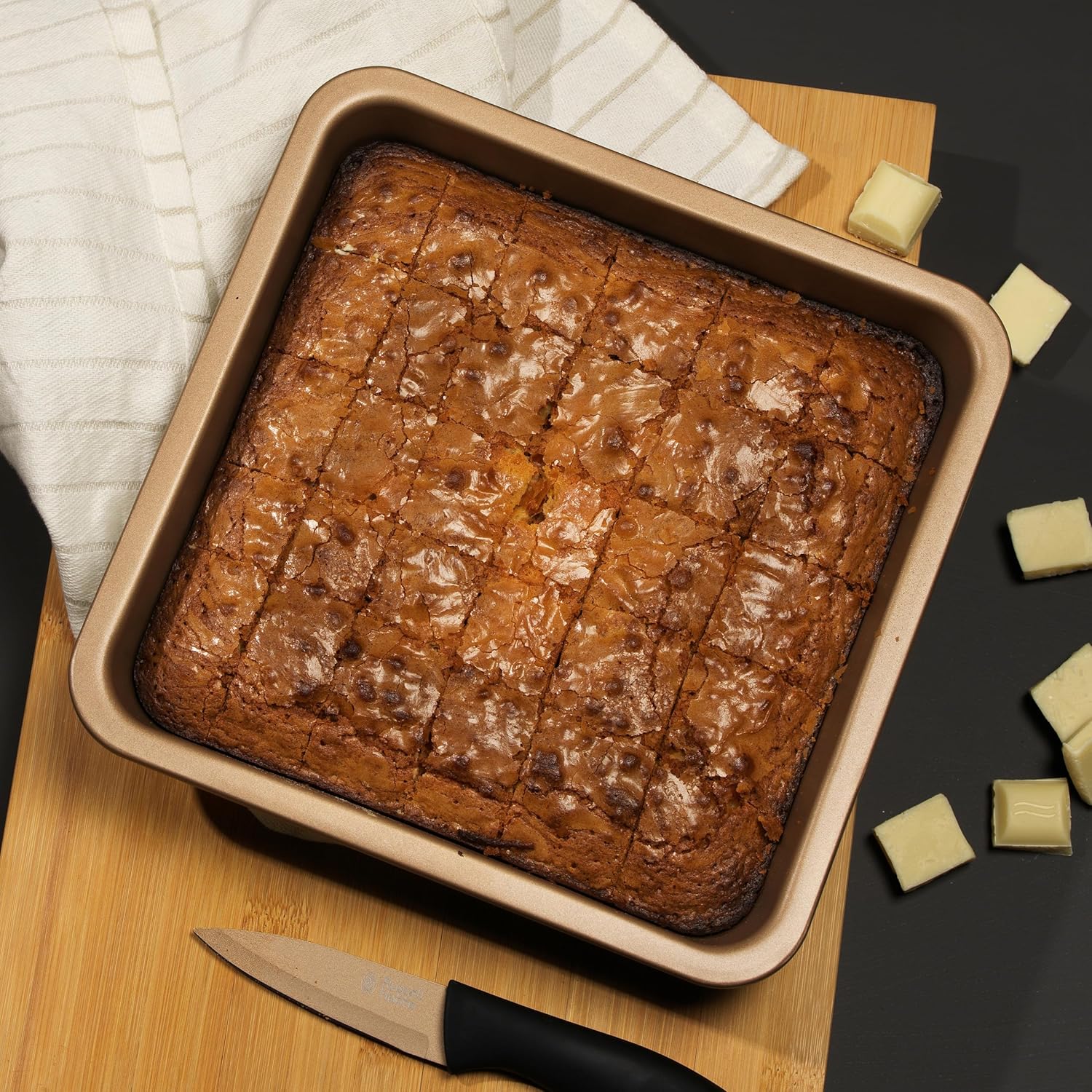 Russell Hobbs - Opulence carré 22cm - antiadhésif, acier, 220°C - RH02148GEU7