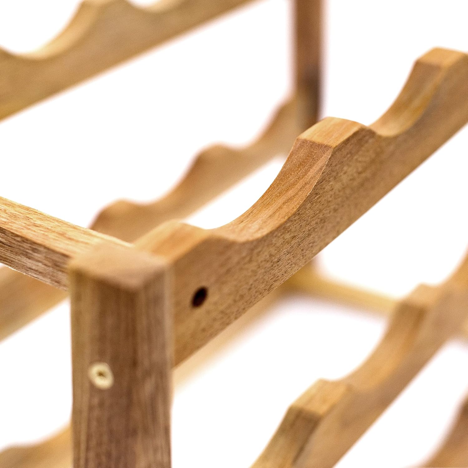 Relaxdays – Casier à vin 42x21x28cm – 12 bouteilles bois de noyer