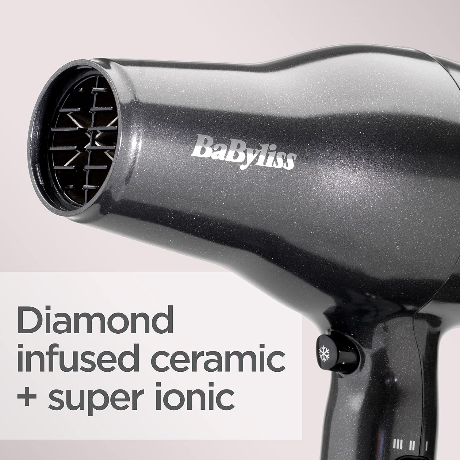 Babyliss - Sèche-cheveux professionnel - AC, 2300W, Platinium Diamond - 1 unité