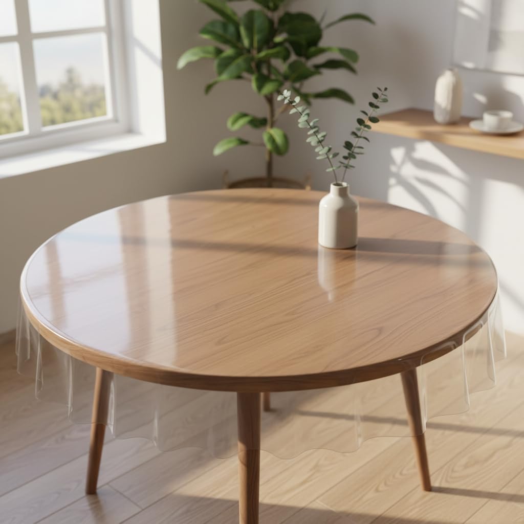VITA PERFETTA - nappe PVC ronde - 140 cm - protection transparente