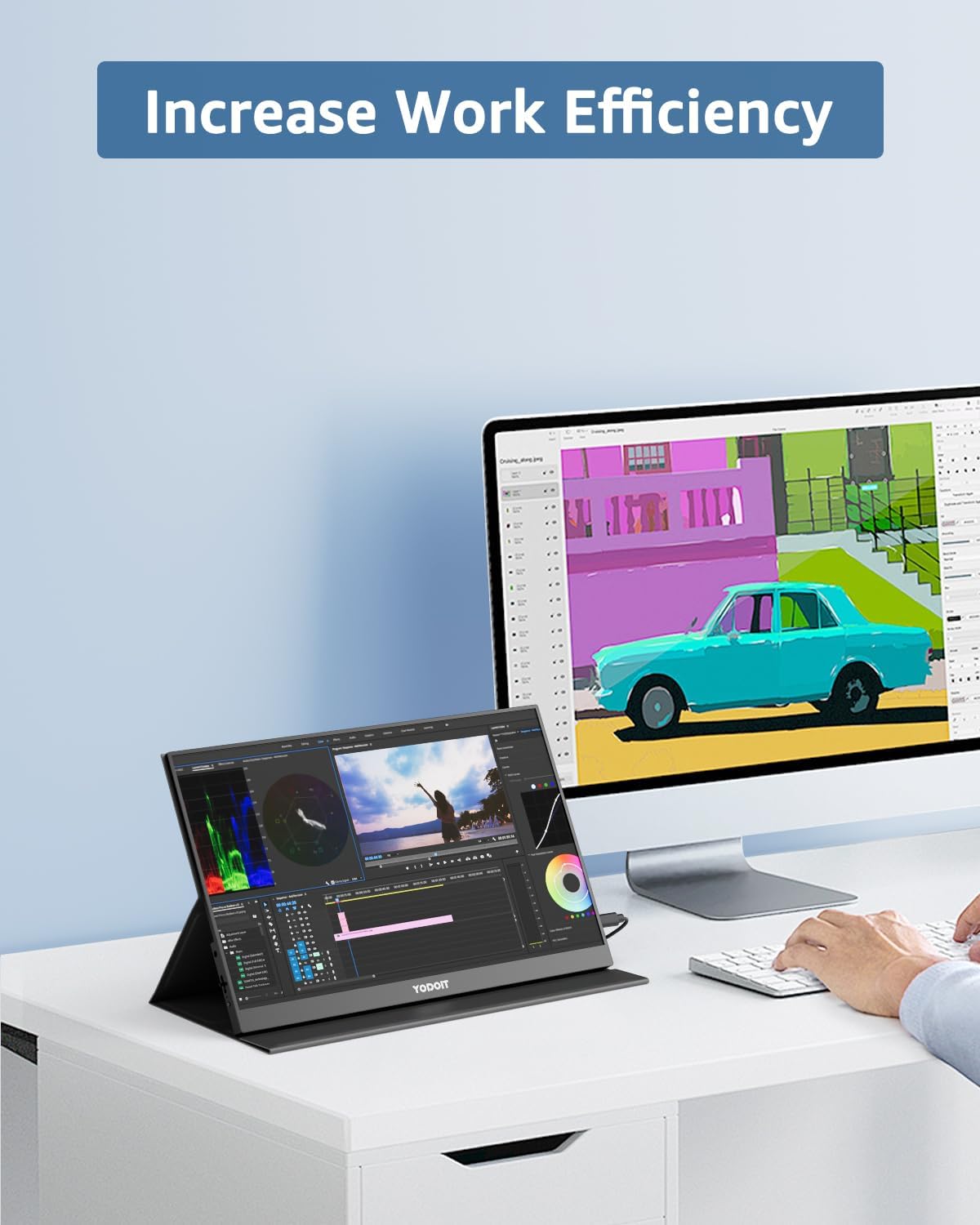 Yodoit - Écran portable 16