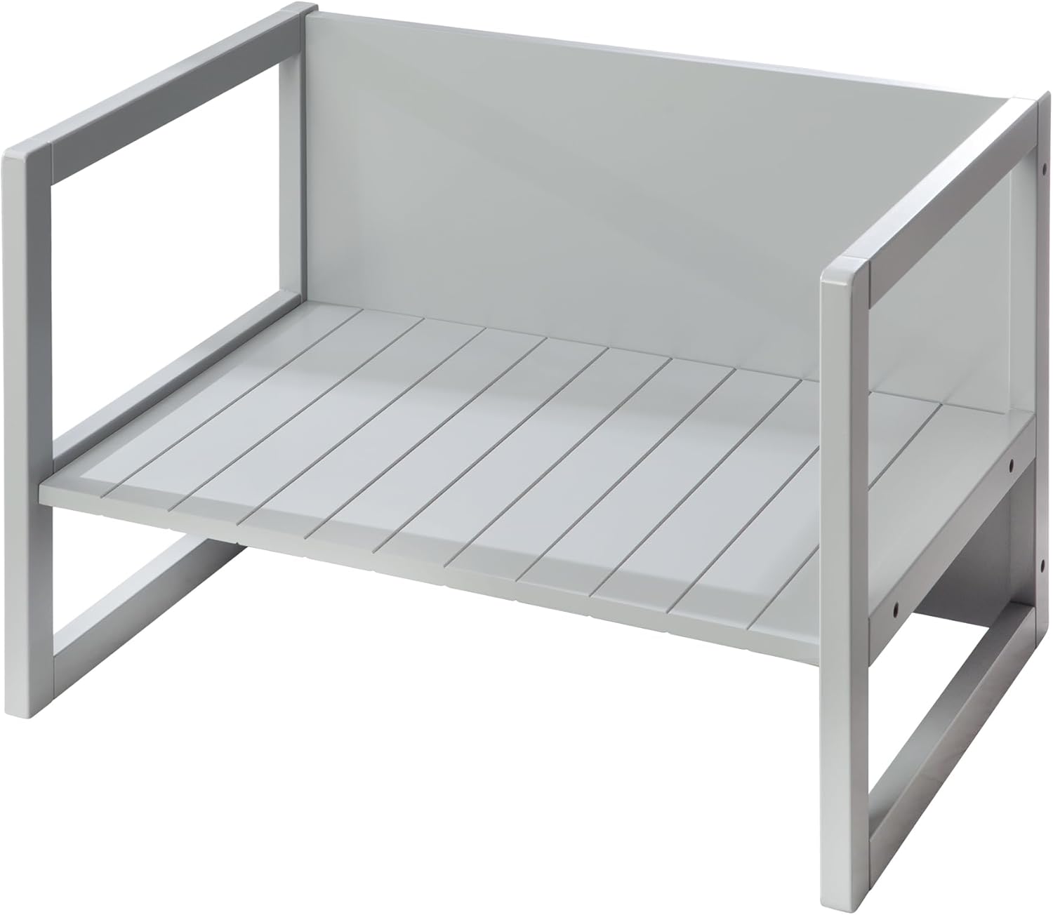 Roba - Banc Enfant 2en1 réglable, convertible table/bureau, 57x44cm, 60kg, gris