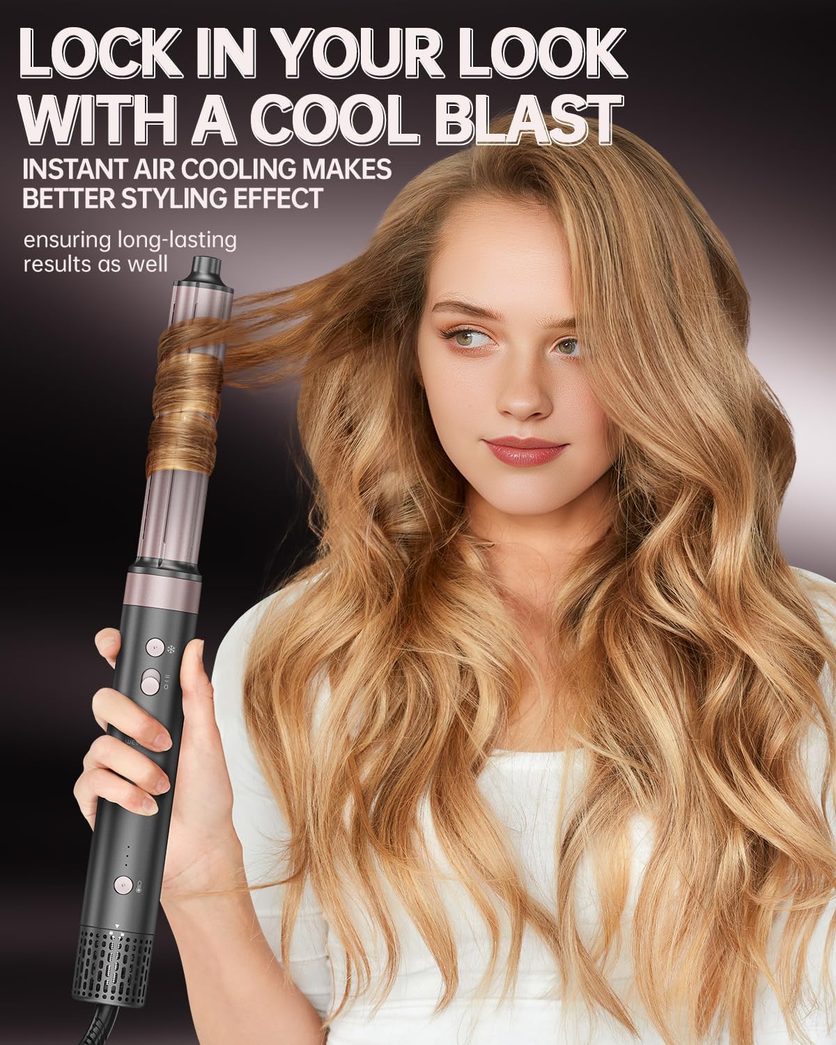 webeauty – Double Tension série – 1400W – boucleur auto, ions négatifs, 110000TR/Min