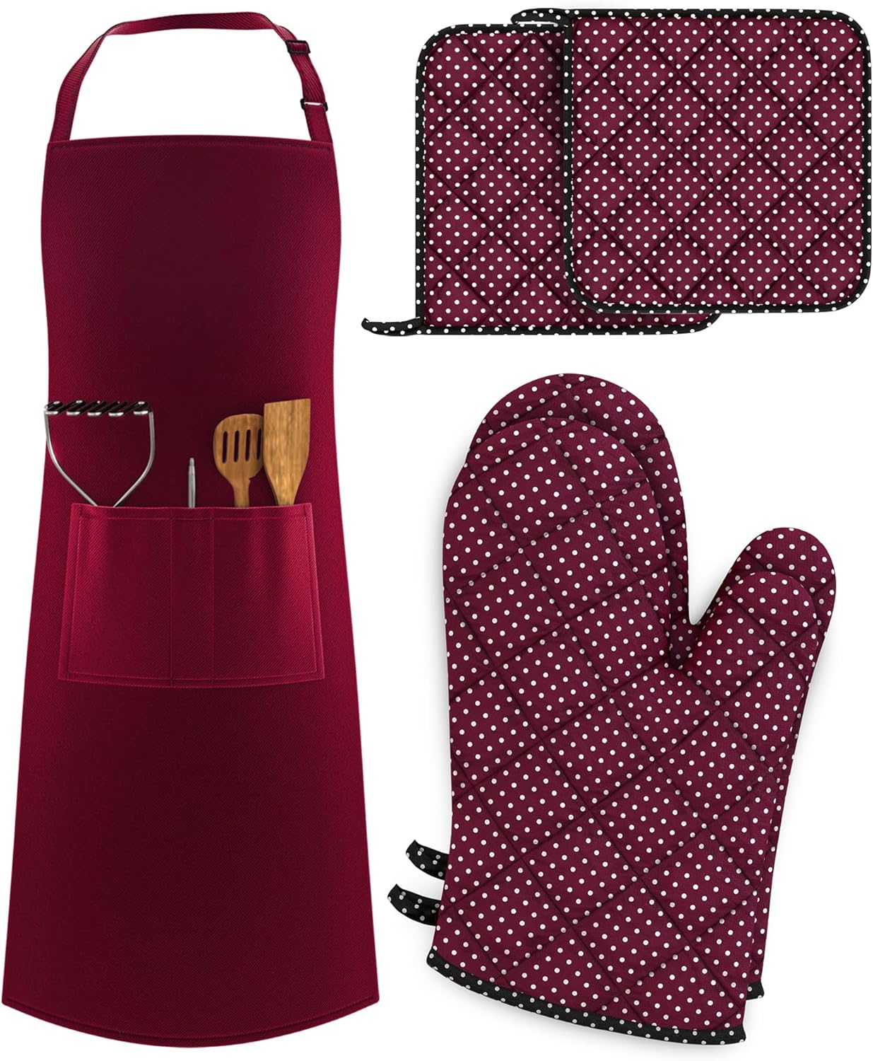 LEFUNDA - Tablier étanche réglable 3 poches longues lanières