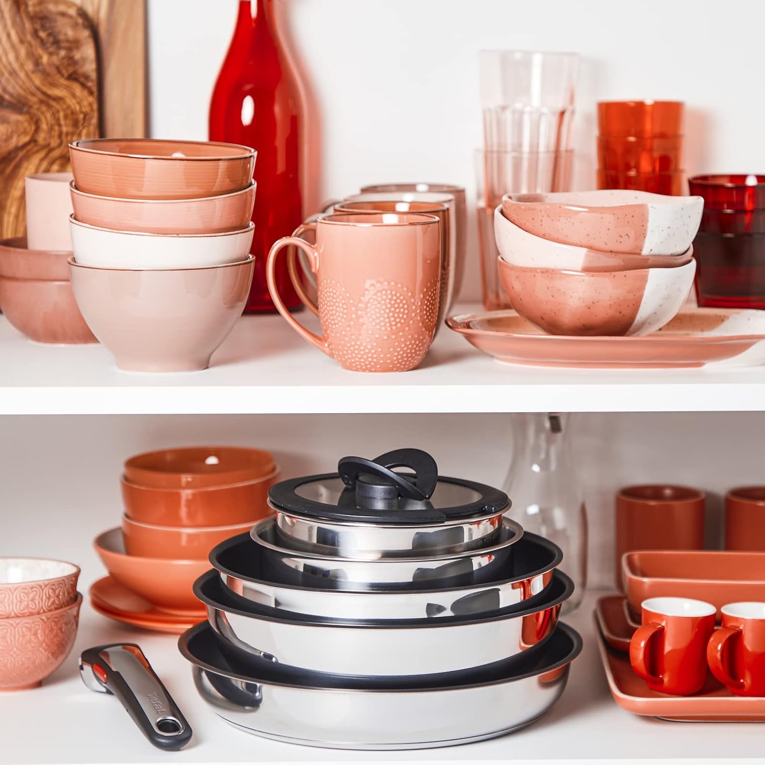 Tefal - Ingenio Preference - poêle 24 cm - induction, inox, empilable, lave-vaisselle, L9720402