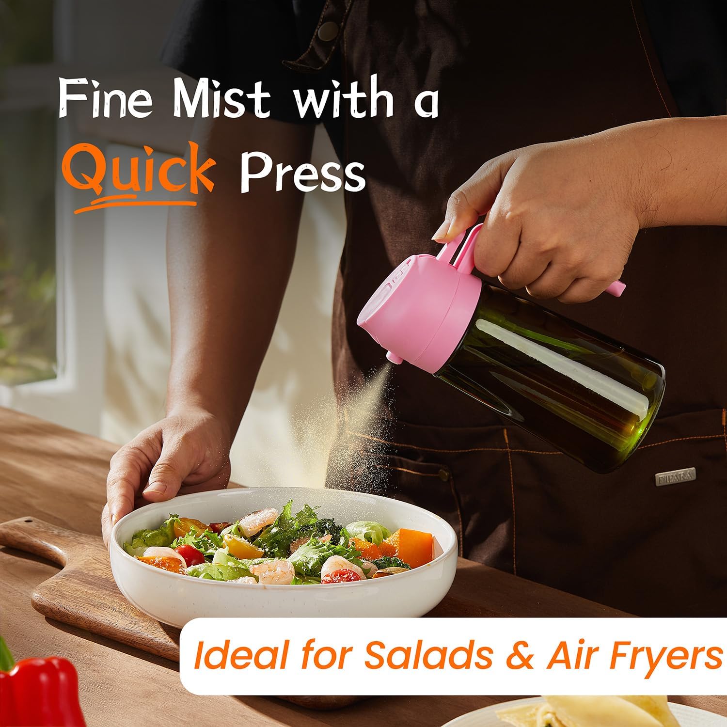 Huile de cuisine spray - 470ml, vaporisateur 2-en-1, Bubblegum-1