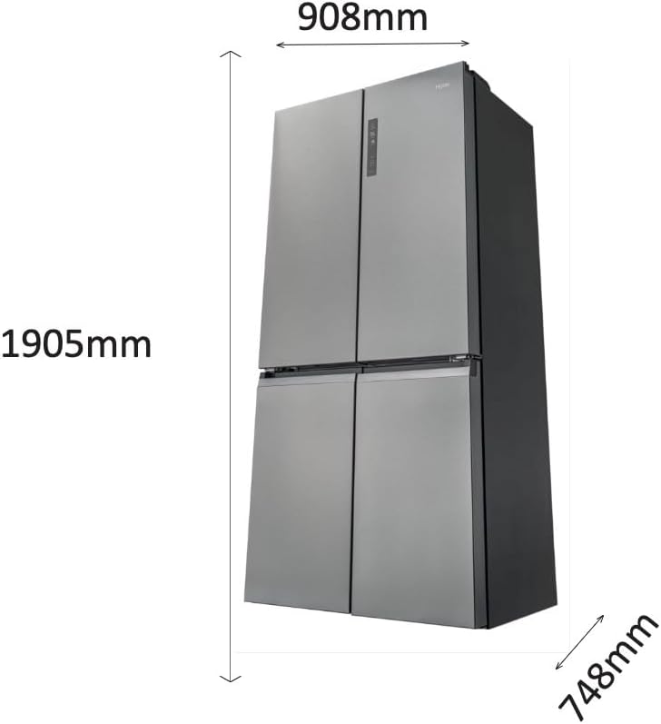 Haier - Réfrigérateur multi-portes Series 5 - 908x748x1905 mm - No Frost, MyZone, Inverter, Classe E - HCR5919ENMM