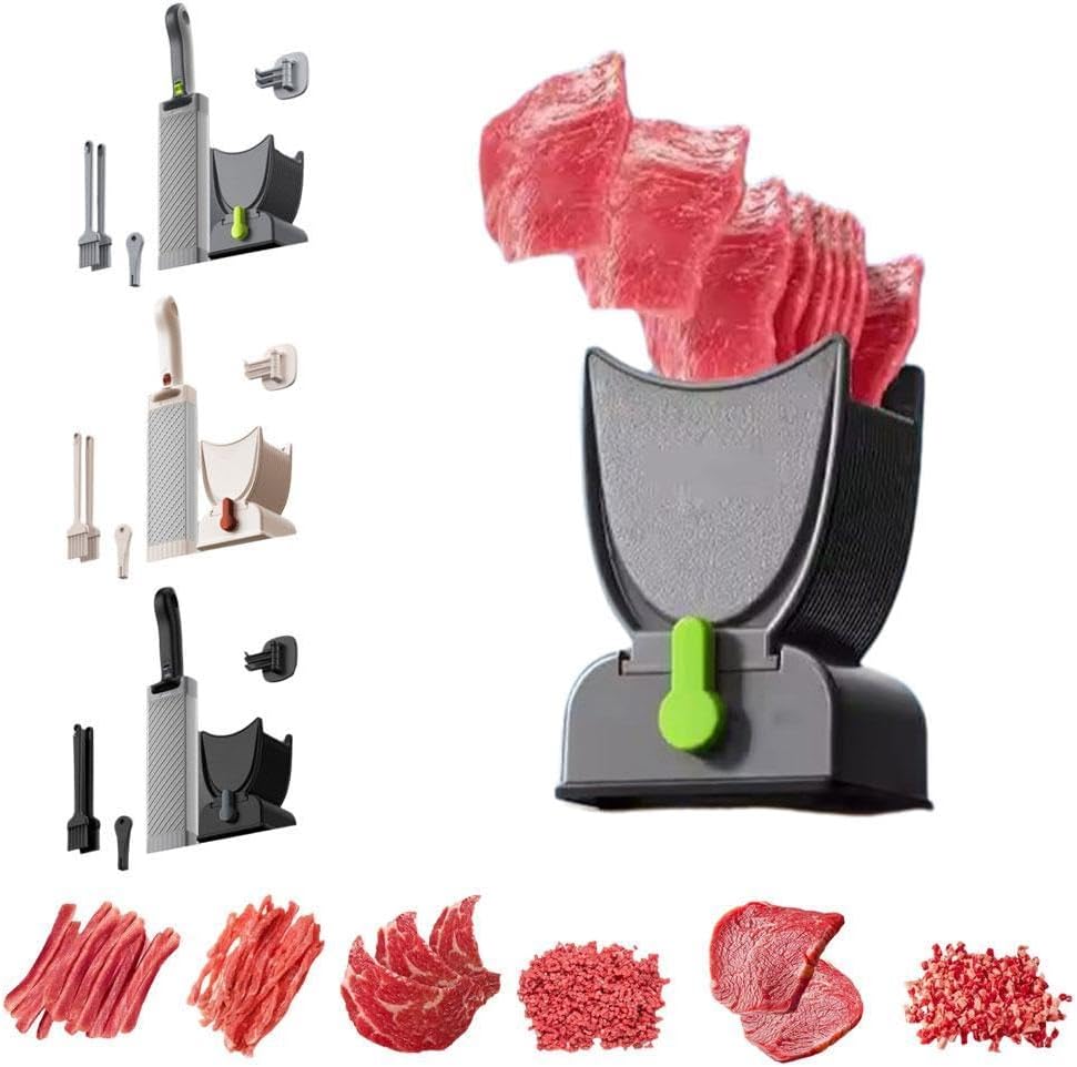 Trancheuse à Viande Manuelle - découpe fraîche/crue - idéale barbecue/marmite, usage cuisine