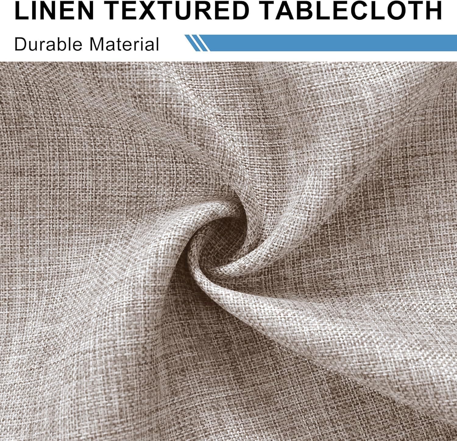 DWCN - Pierre nappe imperméable 135x135cm, anti-tache, lavable