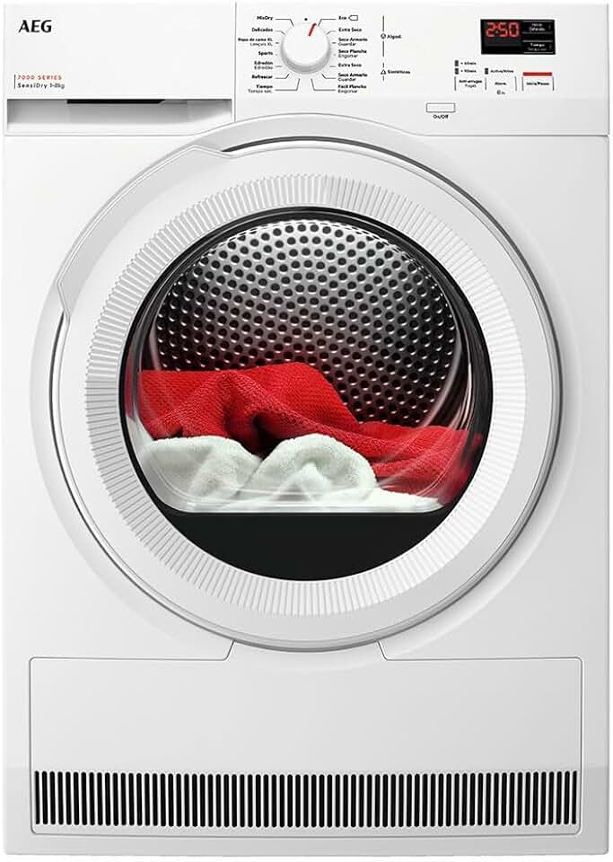 AEG - TR808A2OB série 8000 - 8kg - pompe à chaleur - blanc - A+++