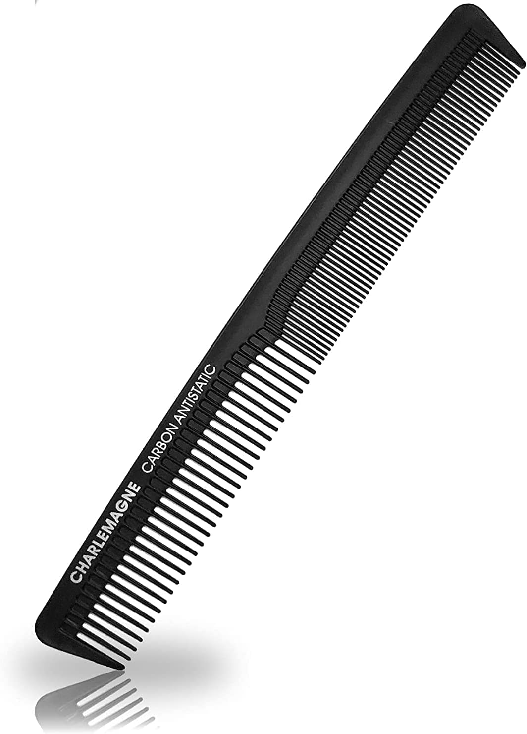 Peigne cheveux - carbone incassable double face antistatique, coiffage homme/femme, qualité premium