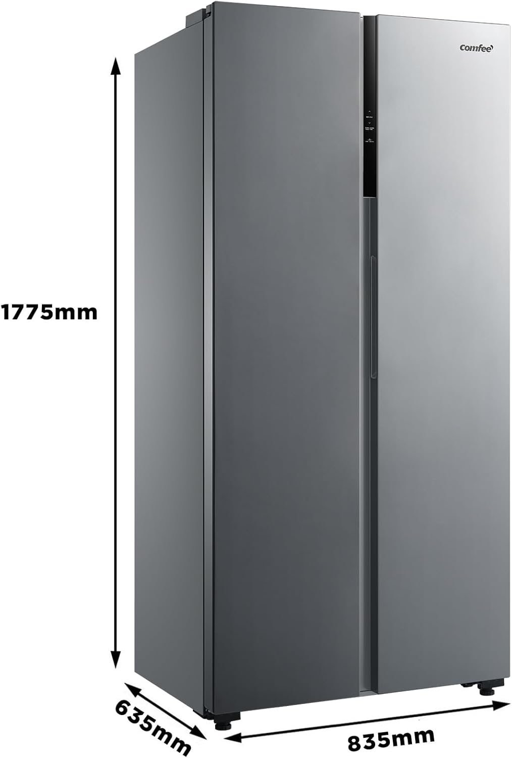 Comfee - Réfrigérateur américain 177cm 460L Inox No Frost - RCS609IX2