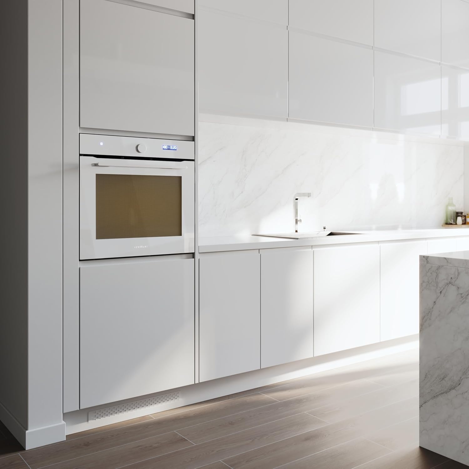 Cecotec - Four encastrable Bolero Hexa, 60 cm, 81L, Airfryer, 11 fonctions, AF316000