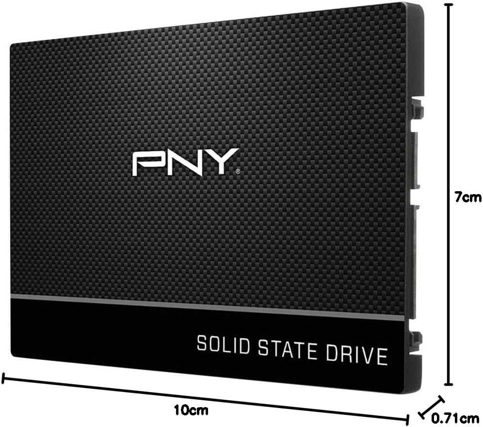 PNY - SSD série Black - 2,5 pouces - 480GB SATA, haute vitesse