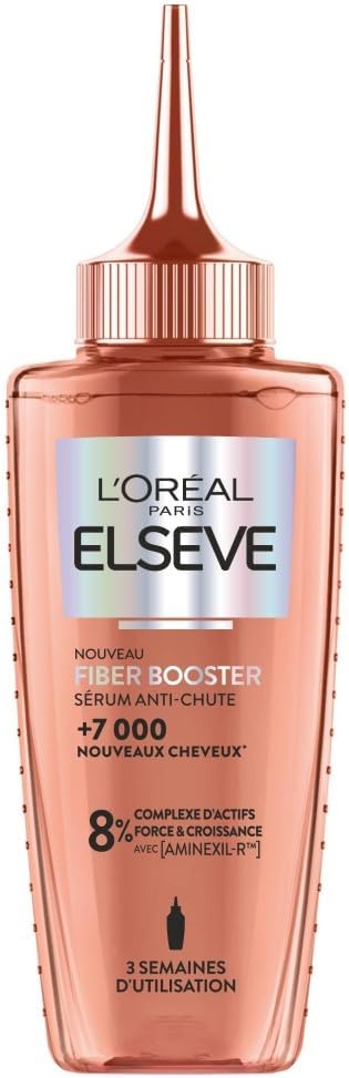 L'Oreal Paris - Elseve Fiber Booster - sérum anti-chute 6 semaines - stimule la pousse, enrichi Aminexil-R