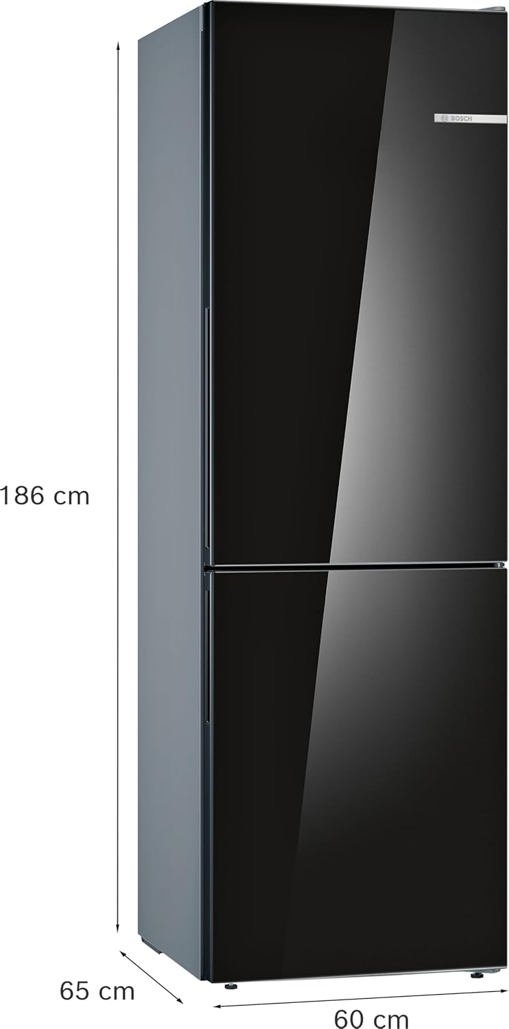 Bosch - Série 4 KGV36VBEAS - 186x60 cm - 214L/94L, noir, KGV36VBEAS