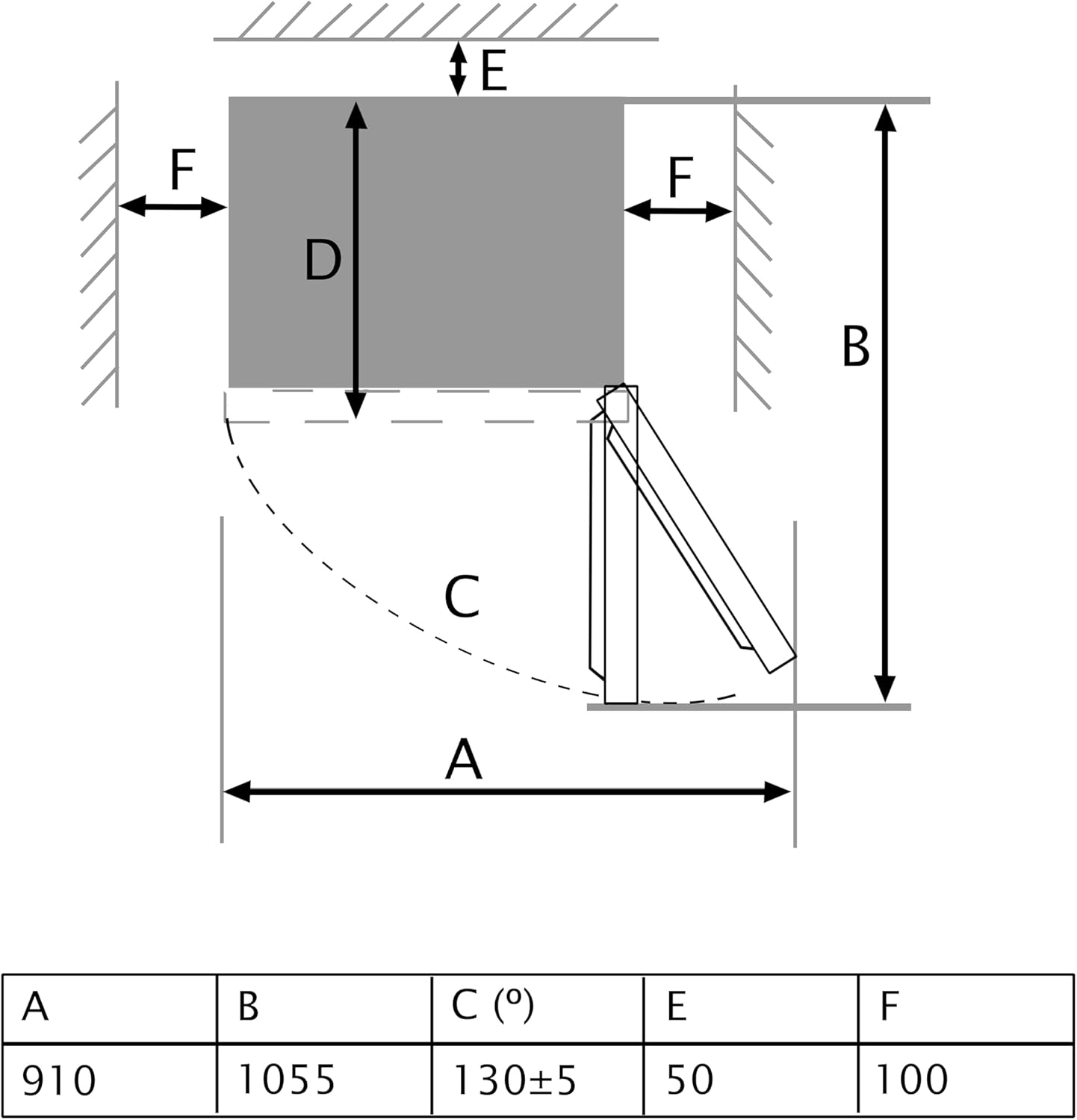 Cecotec - Bolero CoolMarket Combi 205 - 169x54cm, 117L, Fast Cooling, Classe E, DF