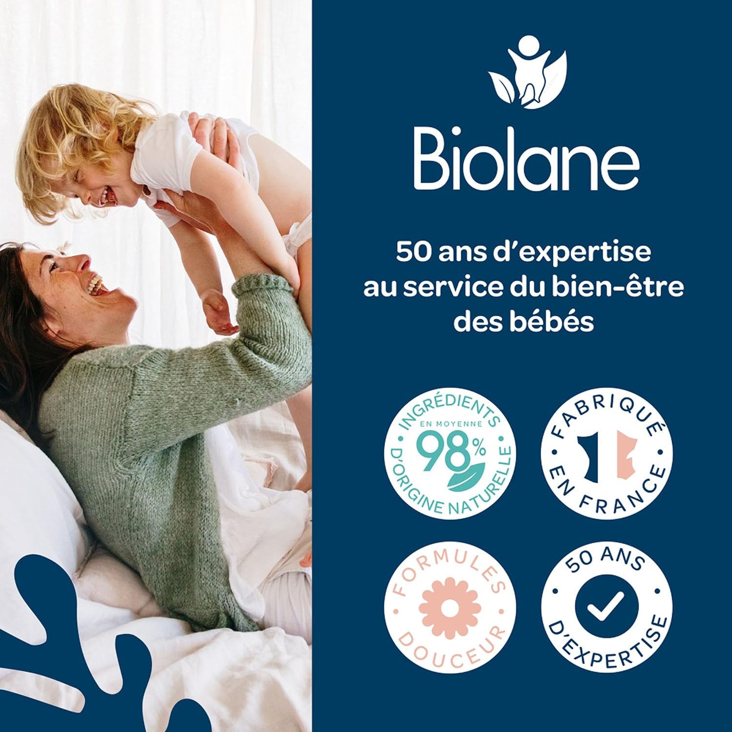 Biolane - gel coiffant bébé - 100ml - fixation cheveux fins, effet mouillé