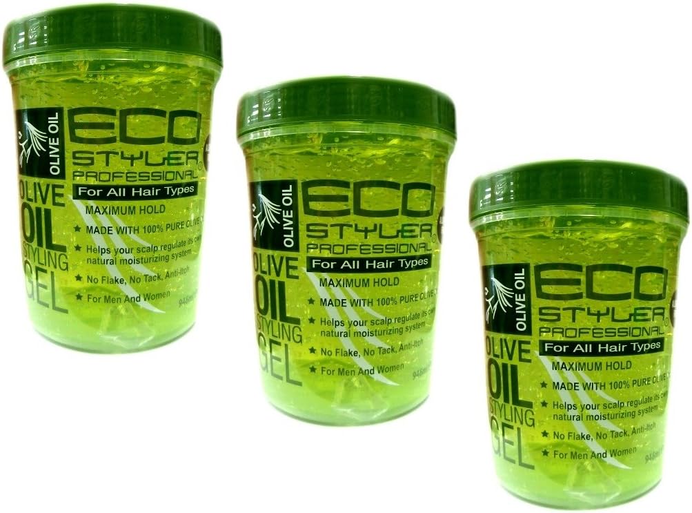 Eco Styler - gel coiffant - 3x946ml - fixation forte hydratante
