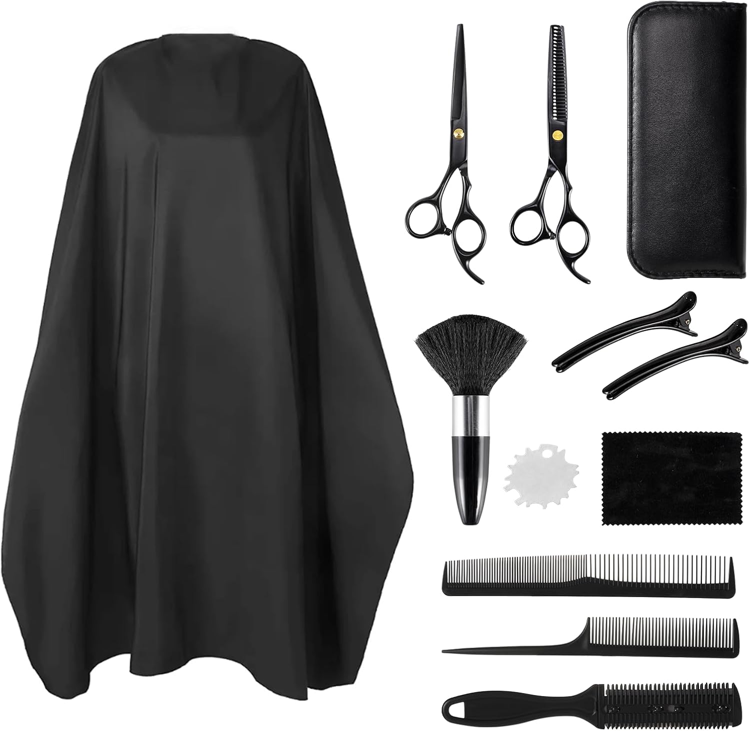Set Ciseaux Coiffure – Kit complet, accessoires, coupe et effilage
