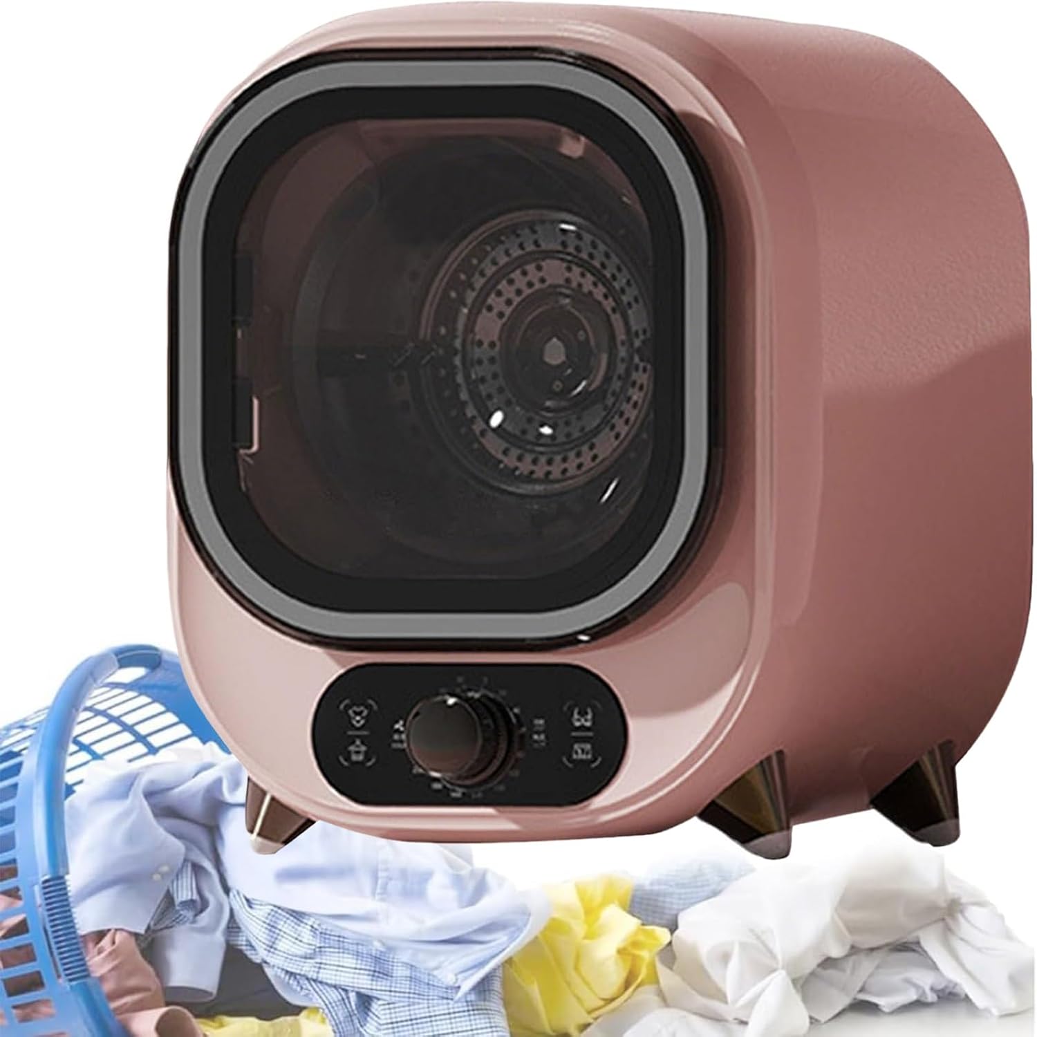 Mini sèche-linge portable - capacité compacte - cuve inox - installation comptoir/murale