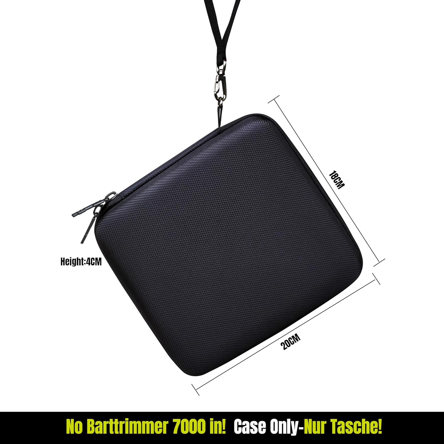 Étui de rangement rigide pour tondeuse Philips Series 7000, étanche, compact, MG7930/15 MG7950/15