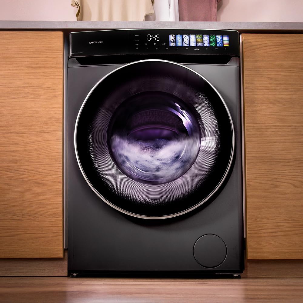 Cecotec - lave-linge série frontale - grande capacité - lavage rapide, efficacité