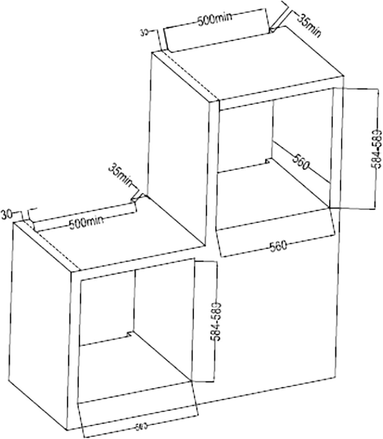 Cecotec - Bolero Hexa Line A - 77L - 2800W, 5 fonctions, Steam, C126001