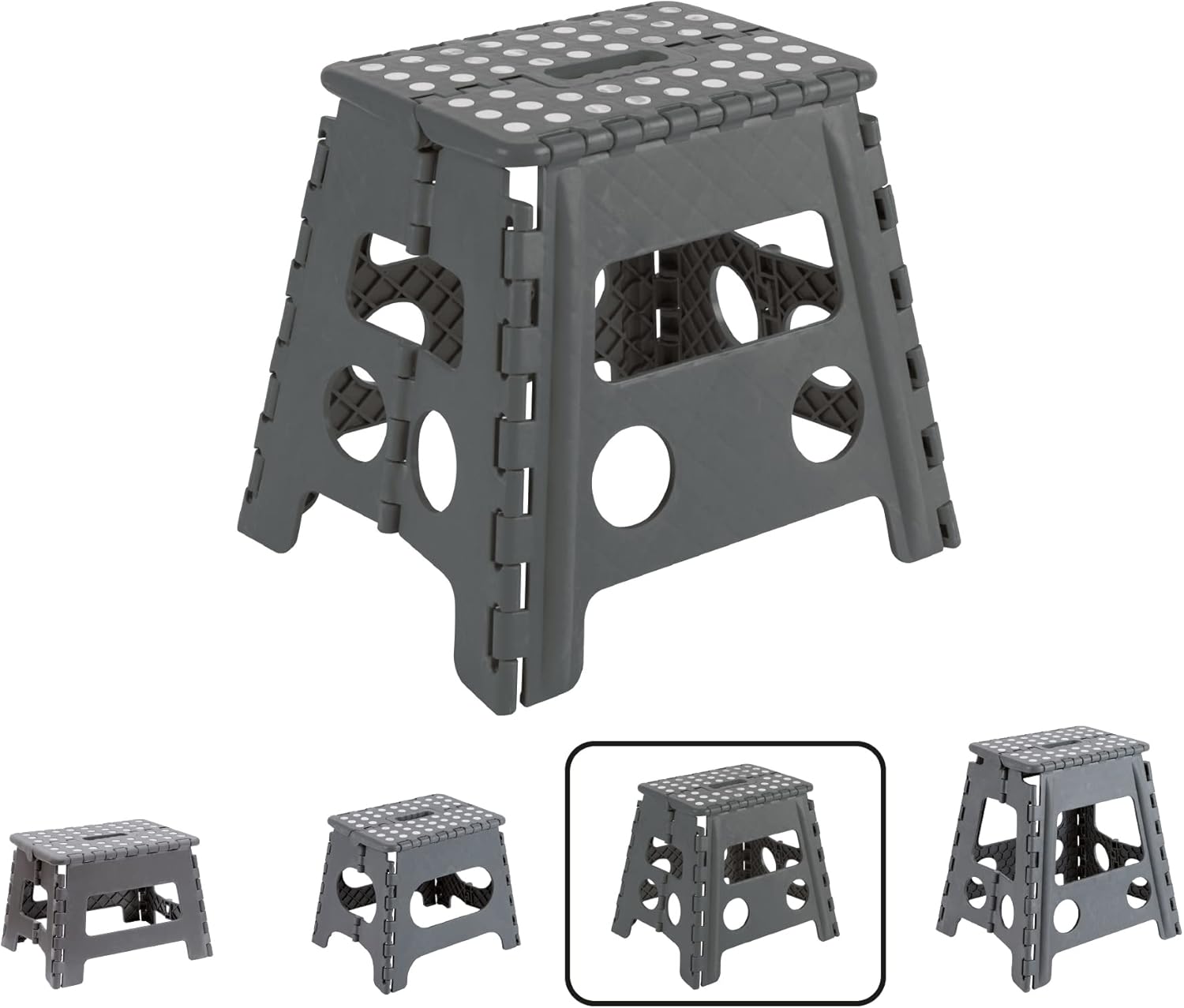 Arregui - Tabouret pliant multiusage - 32 cm - marchepied pliable TB-032-G