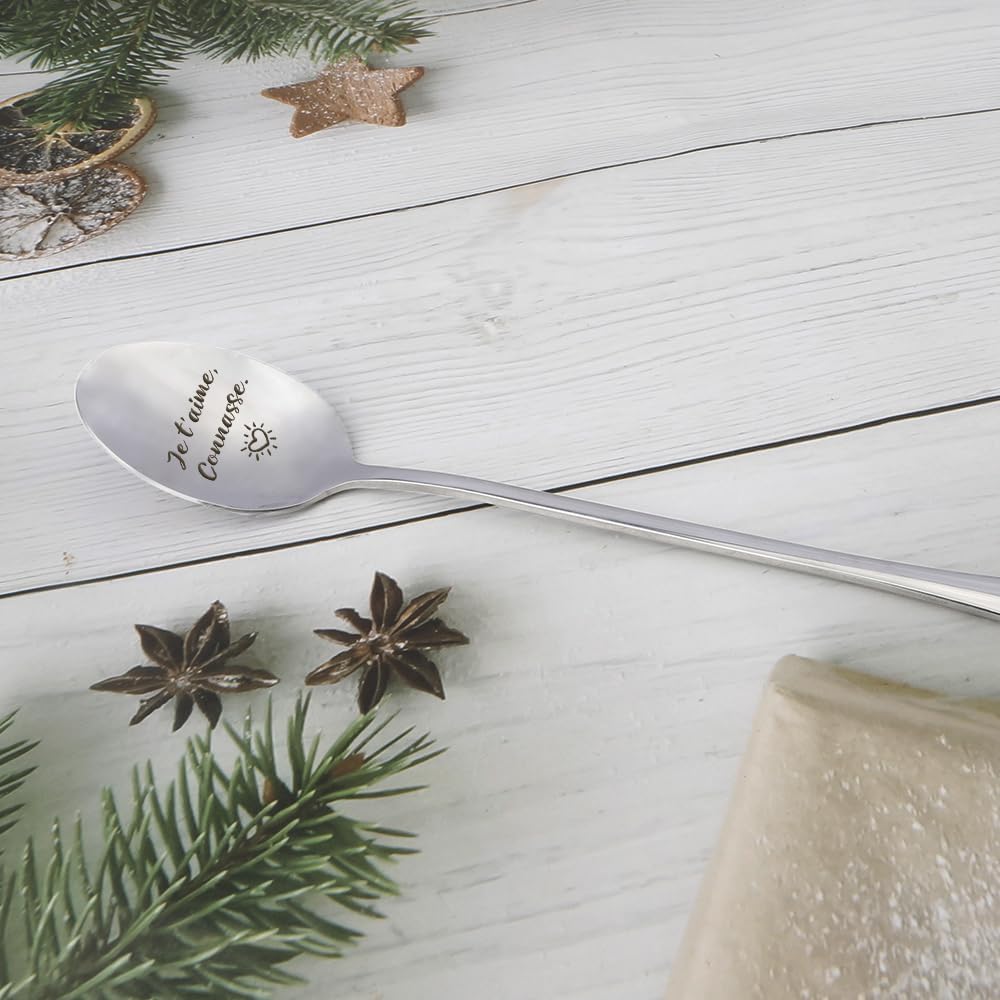 Cuillère à café en acier inox - drôle, cadeau idéal femme, 14cm