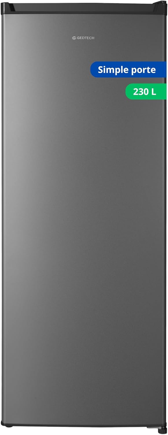 GEDTECH - réfrigérateur simple porte - 230L - classe E, GSP230SL