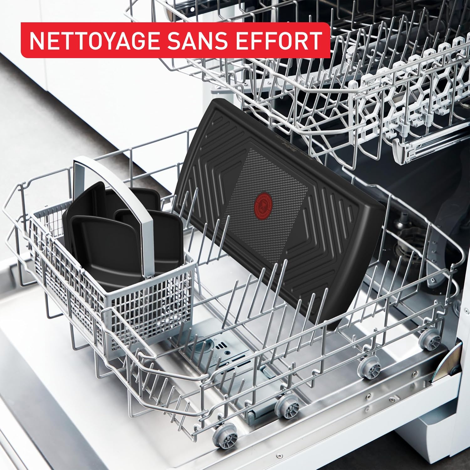 Tefal - Inox & Design - 10 pers. - Raclette, gril, plancha, antiadhésif - RE458NF0