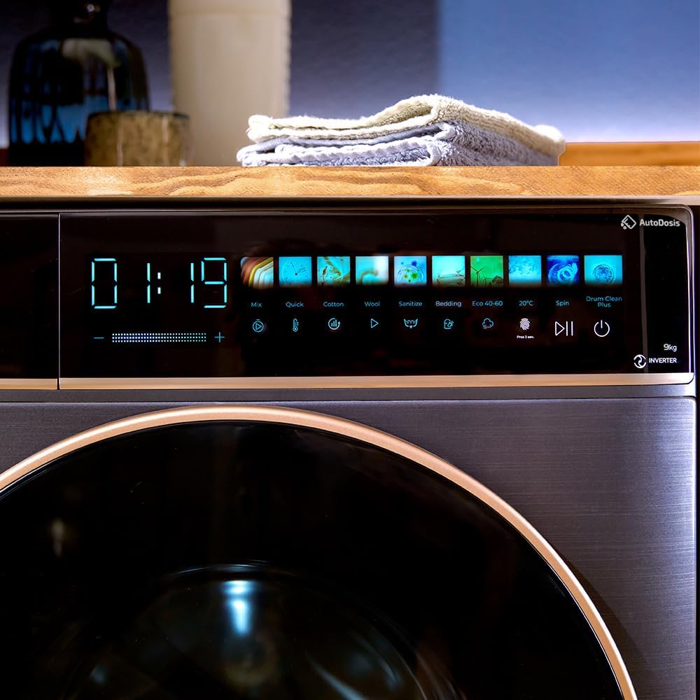 Cecotec - Bolero DressCode 9900 - 9kg, 1400 tr/min, écran 10,3