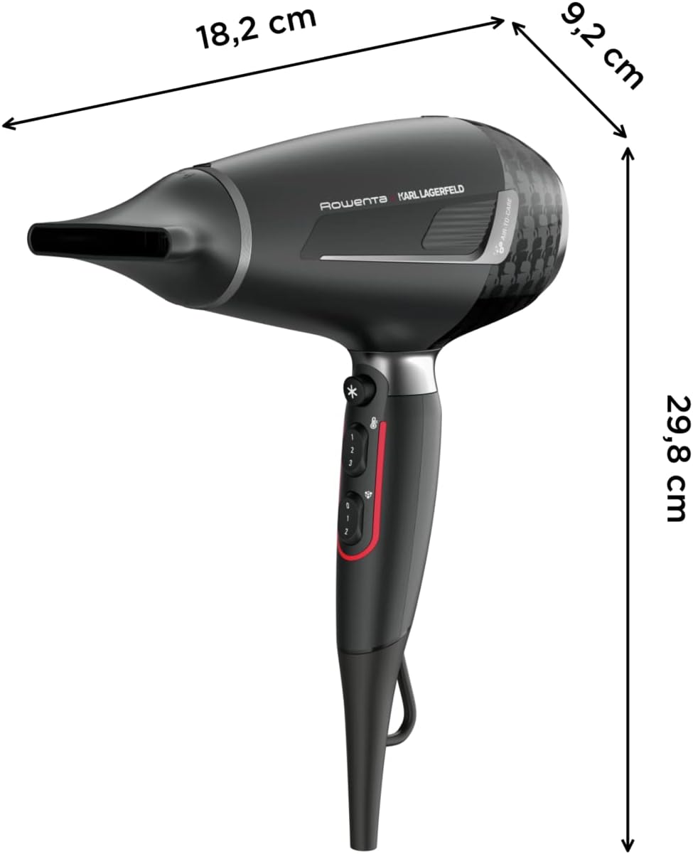 Rowenta - K/Pro Stylist - sèche-cheveux 2200W, moteur Pro AC, ionique, accessoires - CV888LF0