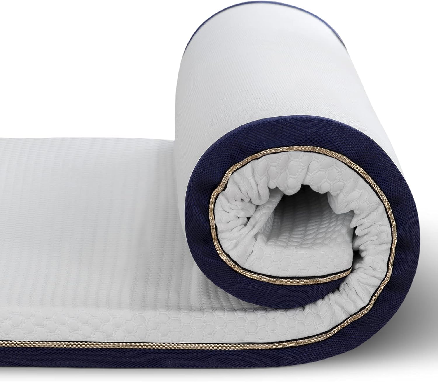 BedStory - surmatelas gel mémoire de forme - 140x190x7,6cm - ergonomique
