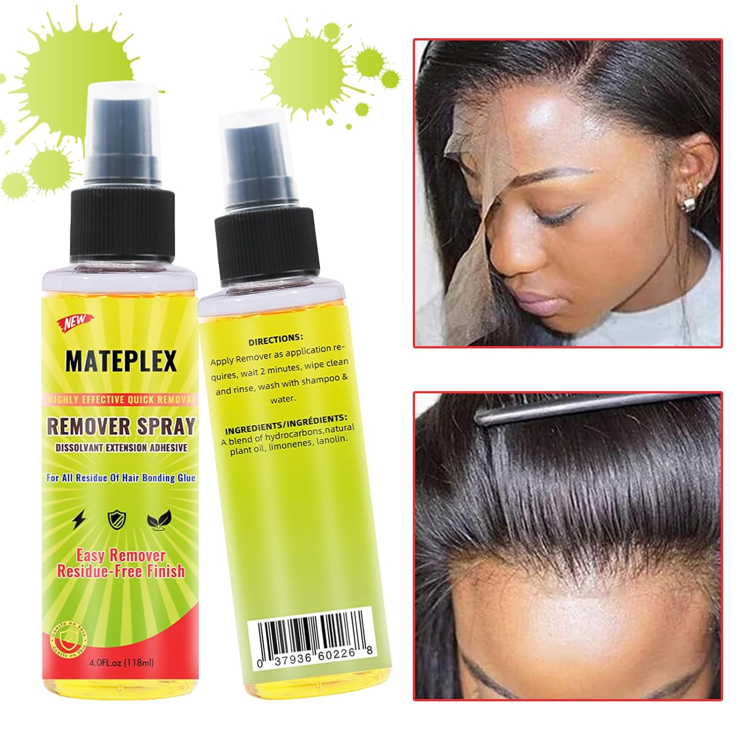 Dissolvant extensions adhésives 118ml - action rapide et facile