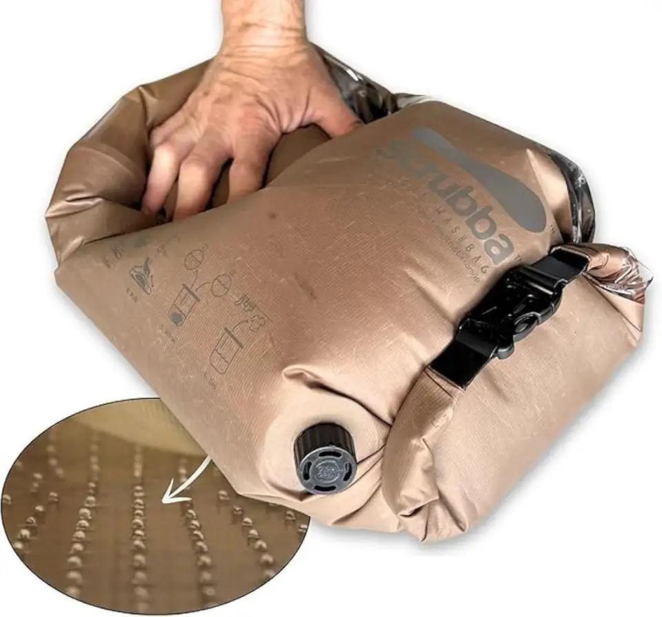 Scrubba - Sac Lave-Linge Portatif 2.0 - compact - étanche & idéal voyage