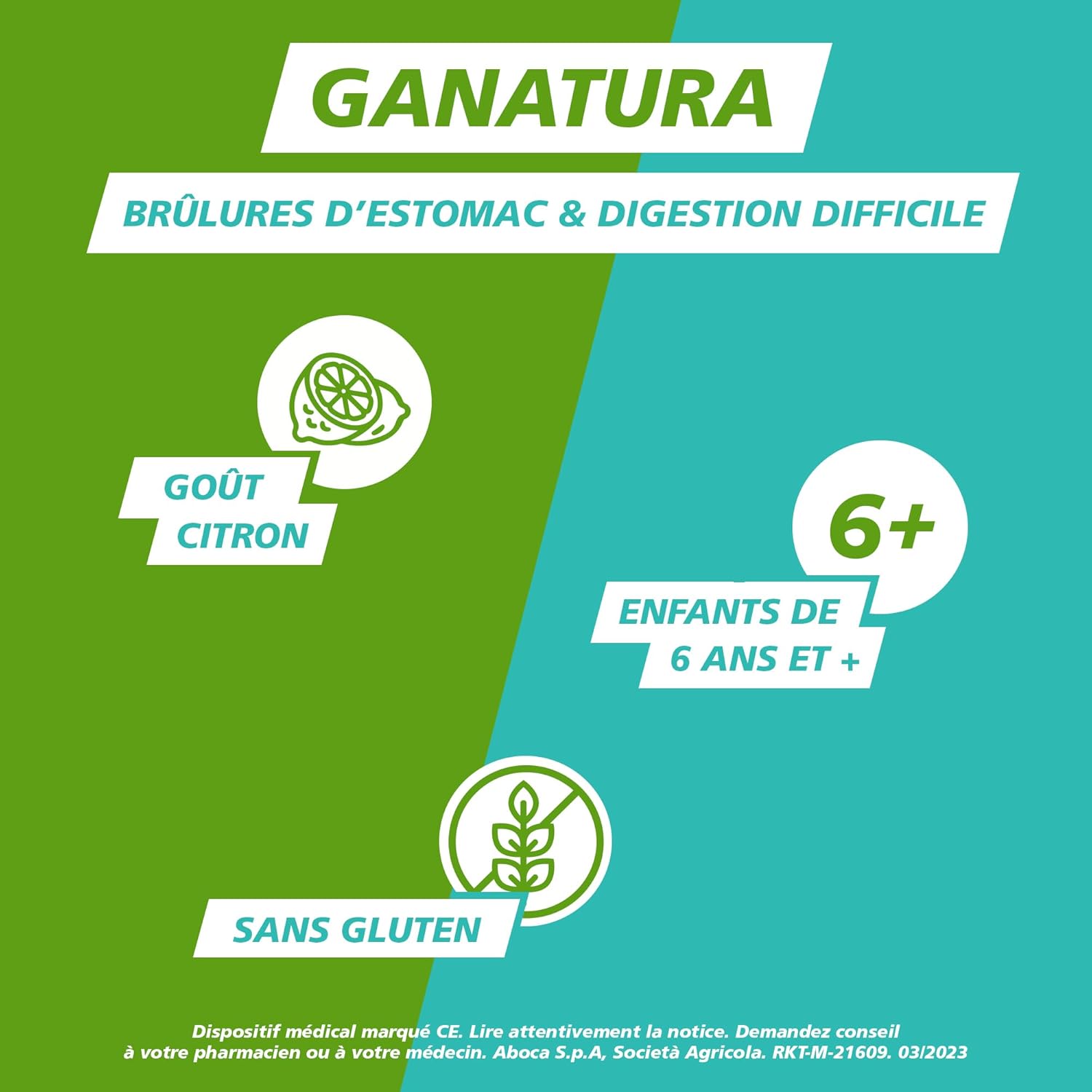 GANATURA - comprimés naturels - boîte 45 unités - bien-être X45